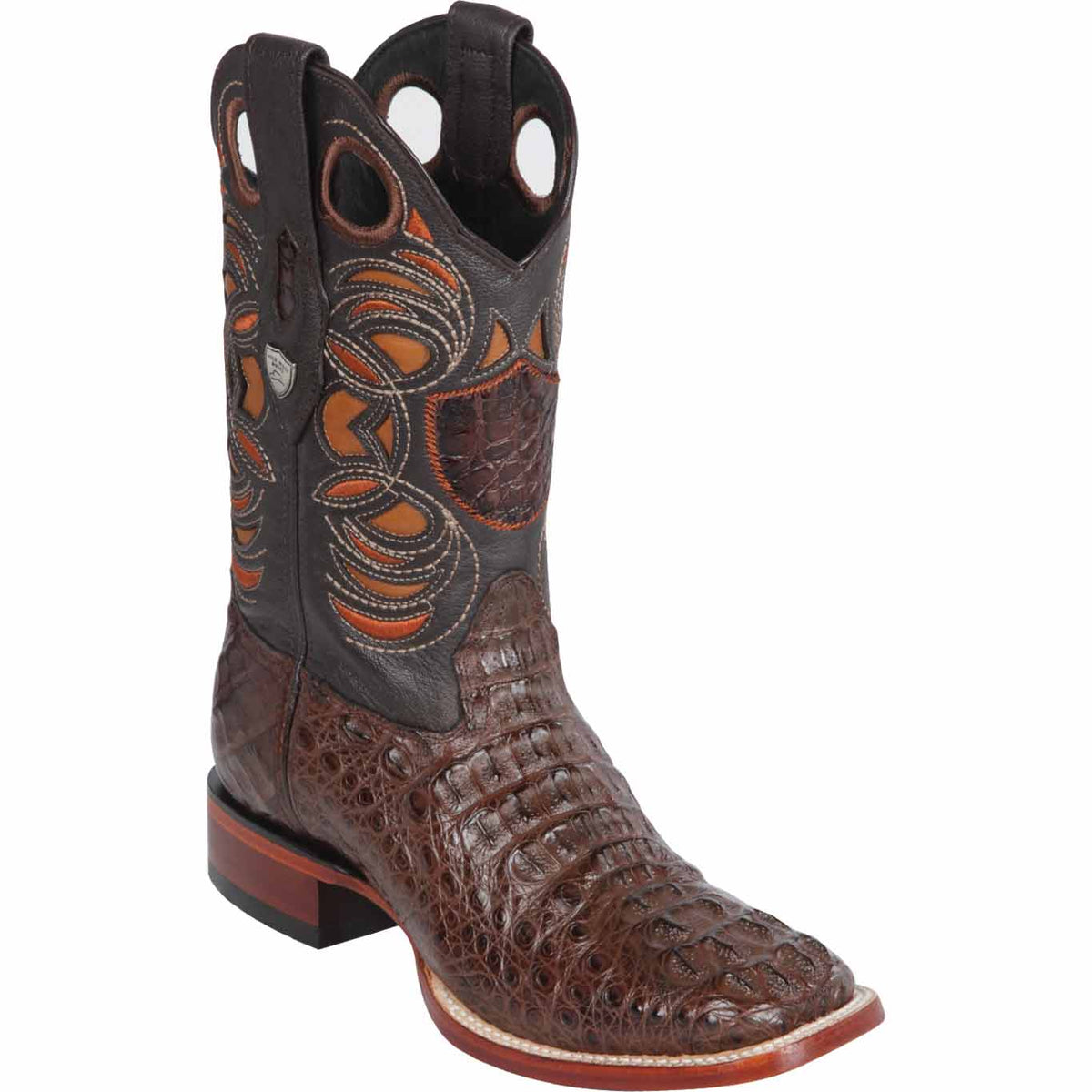 Wild West Boots Boots 6 Men&#39;s Wild West Caiman Hornback Ranch Toe Boot 28240207