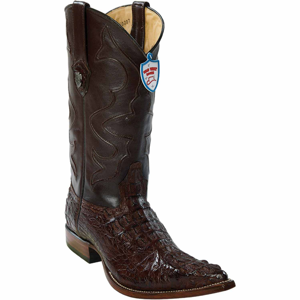 Wild West Boots Boots 6 Men&#39;s Wild West Caiman Hornback Skin 3X Toe Boot 2950207