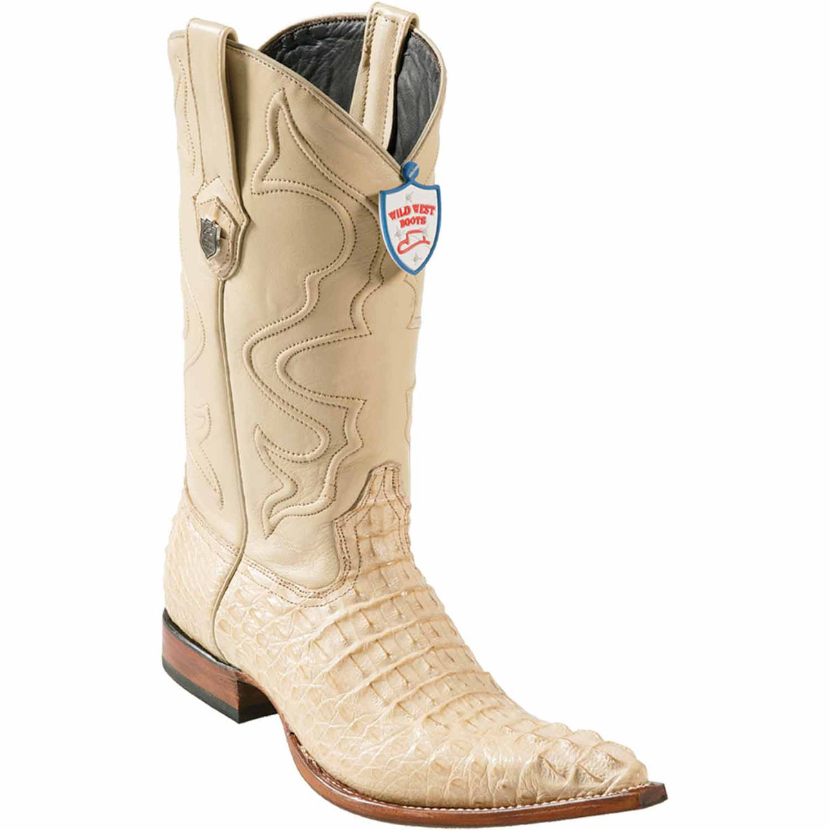 Wild West Boots Boots 6 Men&#39;s Wild West Caiman Hornback Skin 3X Toe Boot 2950211