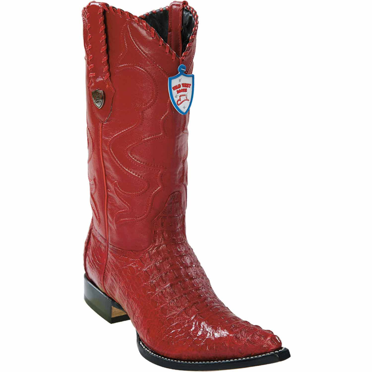 Wild West Boots Boots 6 Men&#39;s Wild West Caiman Hornback Skin 3X Toe Boot 2950212