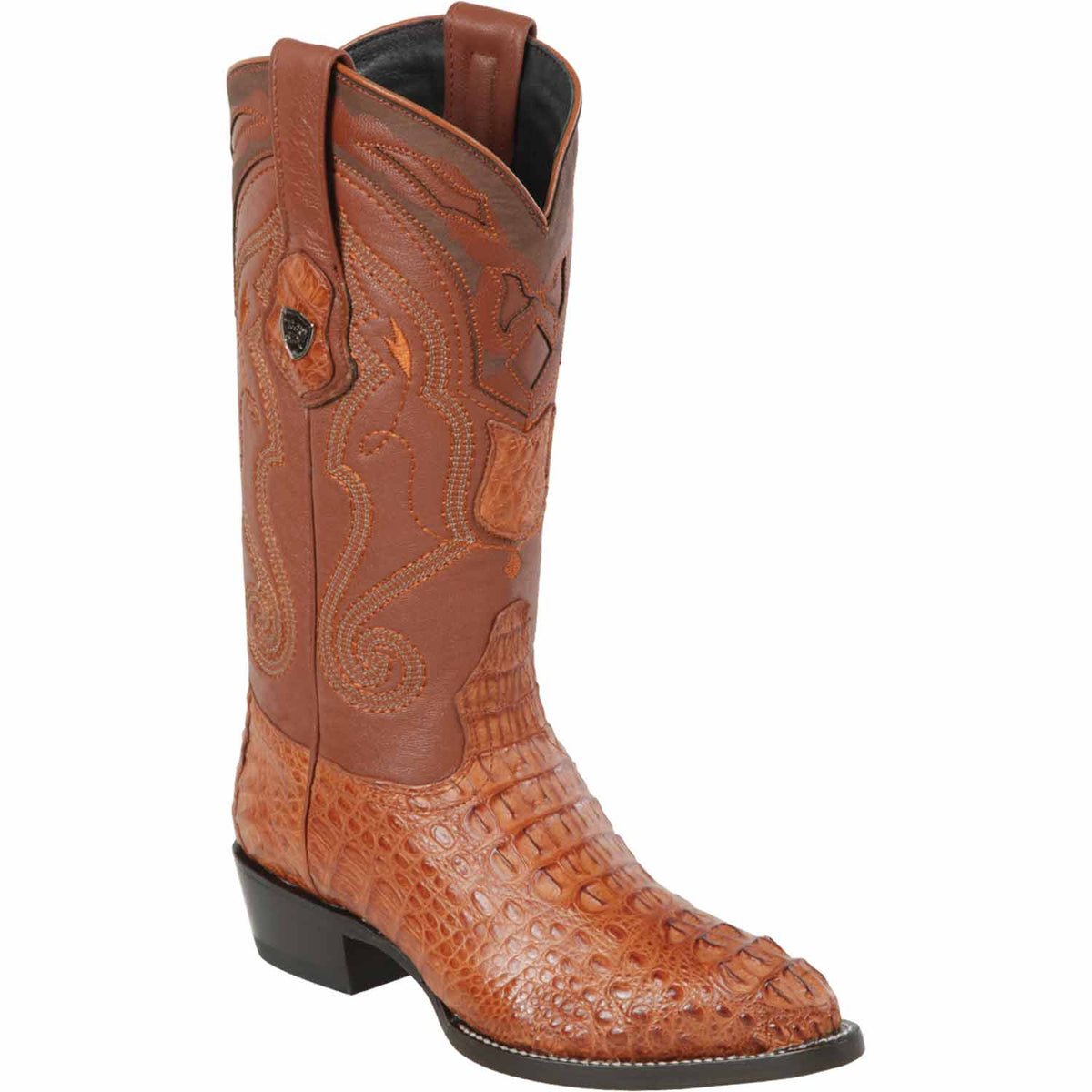 Wild West Boots Boots 6 Men&#39;s Wild West Caiman Hornback Skin J Toe Boot 2990203