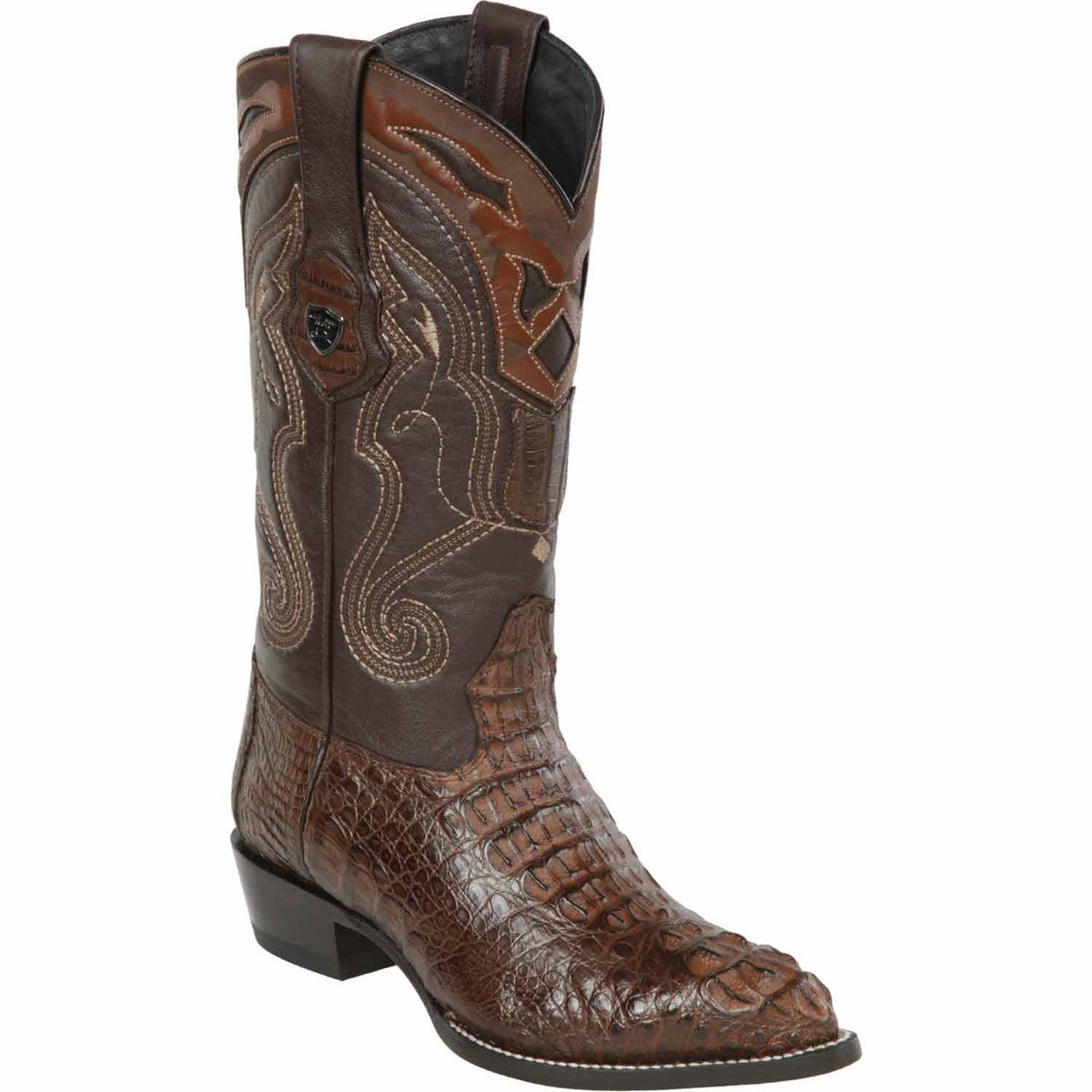 Wild West Boots Boots 6 Men&#39;s Wild West Caiman Hornback Skin J Toe Boot 2990207