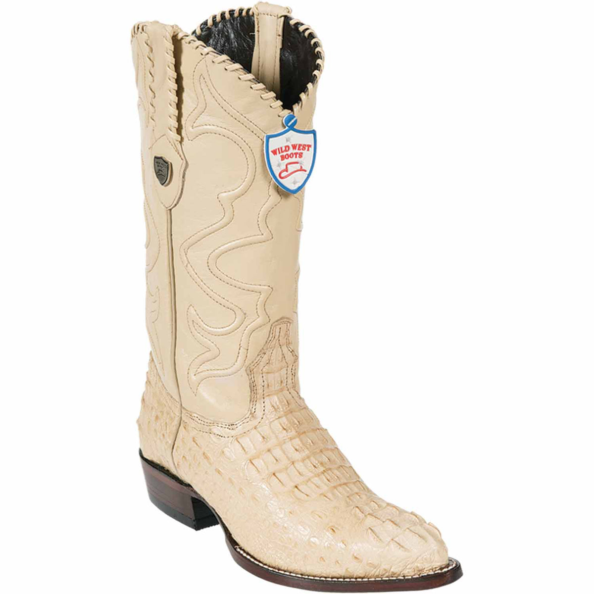 Wild West Boots Boots 6 Men&#39;s Wild West Caiman Hornback Skin J Toe Boot 2990211