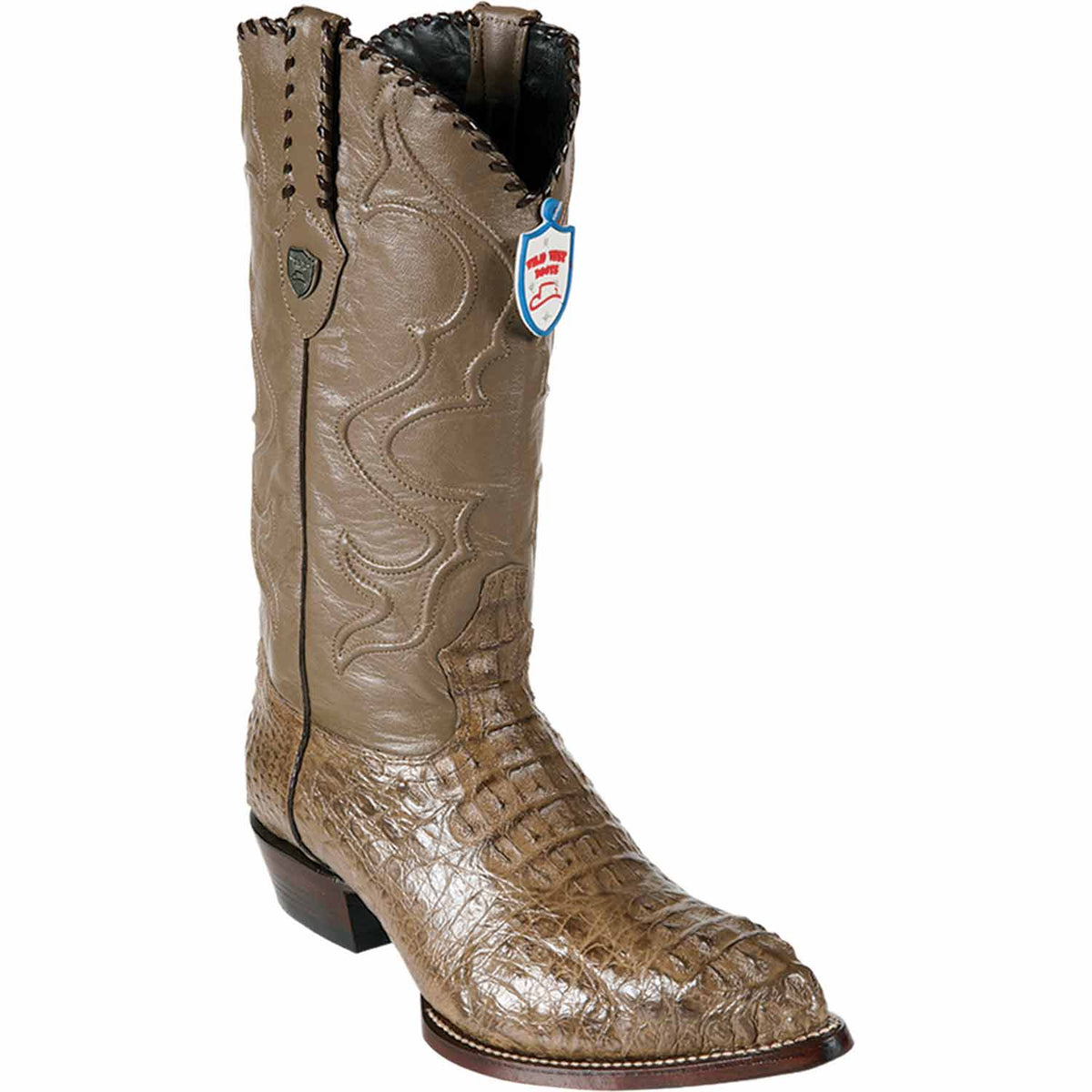 Wild West Boots Boots 6 Men&#39;s Wild West Caiman Hornback Skin J Toe Boot 2990265