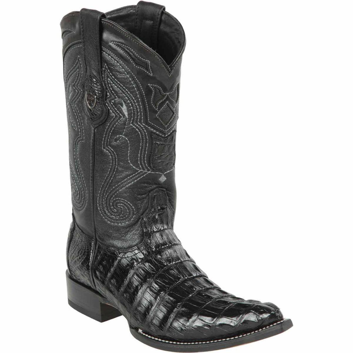 Wild West Boots Boots 6 Men&#39;s Wild West Caiman Tail Skin 3X Toe Boot 2950105