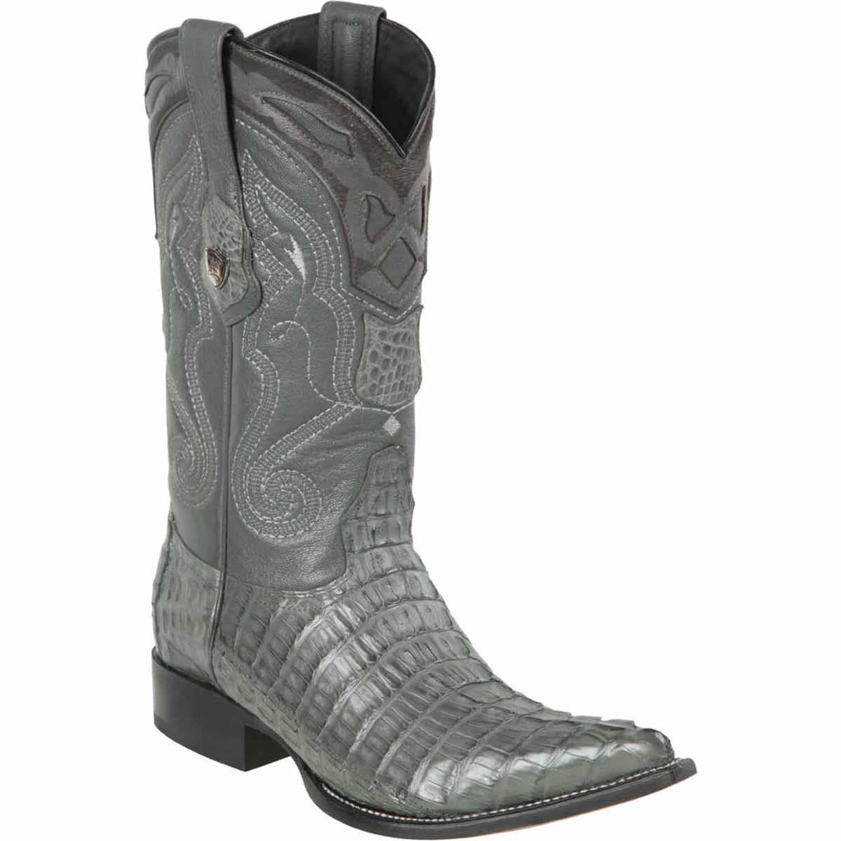 Wild West Boots Boots 6 Men&#39;s Wild West Caiman Tail Skin 3X Toe Boot 2950109