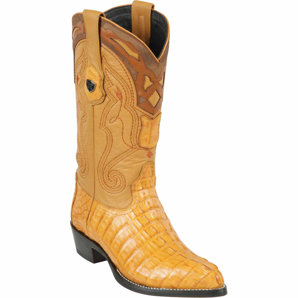 Wild West Boots Boots 6 Men&#39;s Wild West Caiman Tail Skin J Toe Boot 2990102