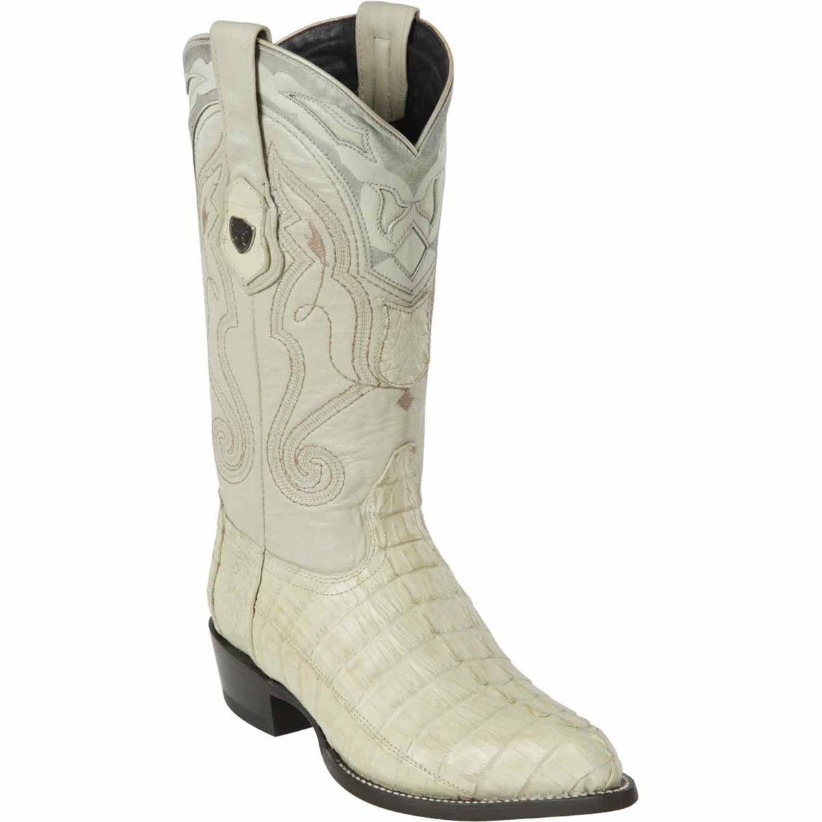 Wild West Boots Boots 6 Men&#39;s Wild West Caiman Tail Skin J Toe Boot 2990104