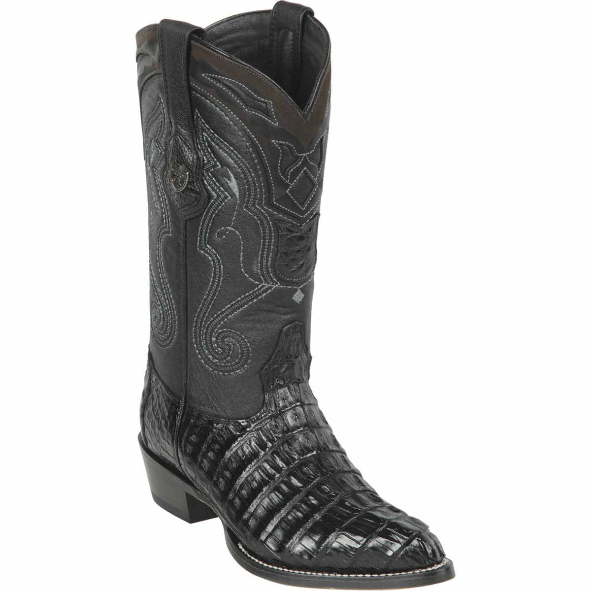 Wild West Boots Boots 6 Men&#39;s Wild West Caiman Tail Skin J Toe Boot 2990105