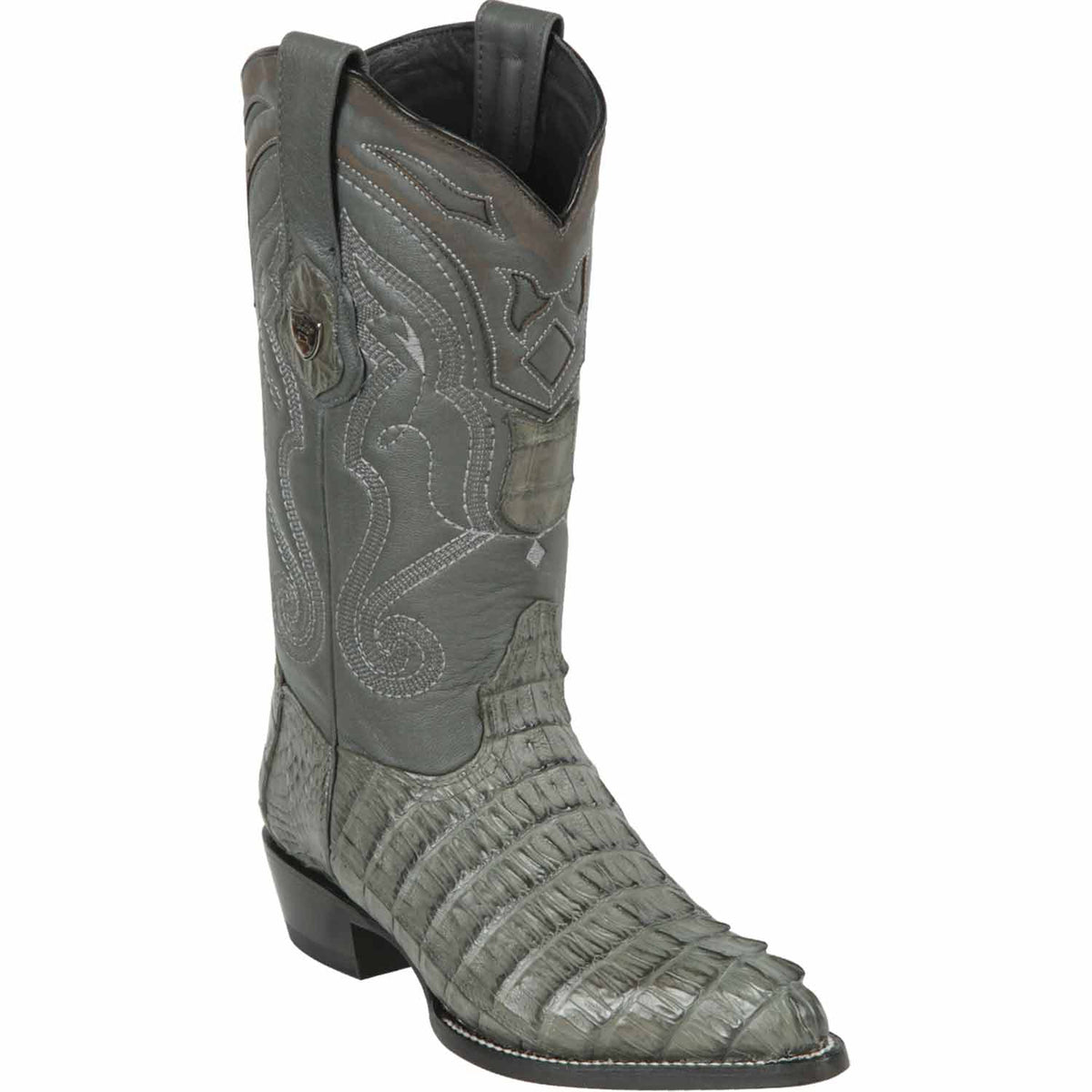 Wild West Boots Boots 6 Men&#39;s Wild West Caiman Tail Skin J Toe Boot 2990109