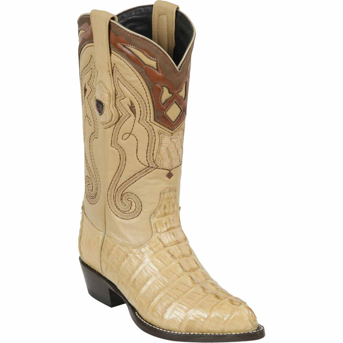 Wild West Boots Boots 6 Men&#39;s Wild West Caiman Tail Skin J Toe Boot 2990111