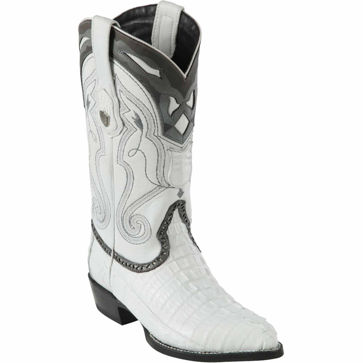 Wild West Boots Boots 6 Men&#39;s Wild West Caiman Tail Skin J Toe Boot 2990128