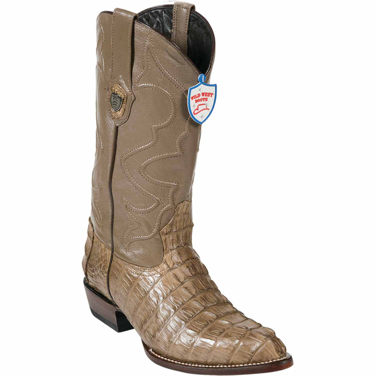 Wild West Boots Boots 6 Men&#39;s Wild West Caiman Tail Skin J Toe Boot 2990165