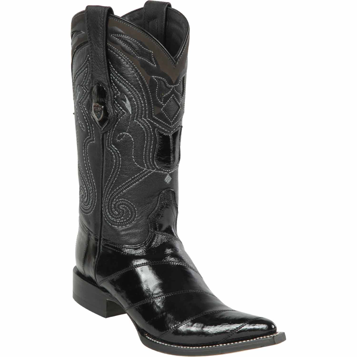 Wild West Boots Boots 6 Men's Wild West Eel Skin 3X Toe Boot 2950803