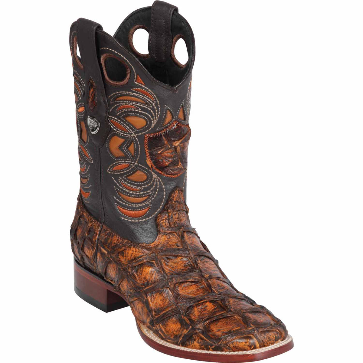 Wild West Boots Boots 6 Men&#39;s Wild West Monster Fish Ranch Toe Boot 28241088