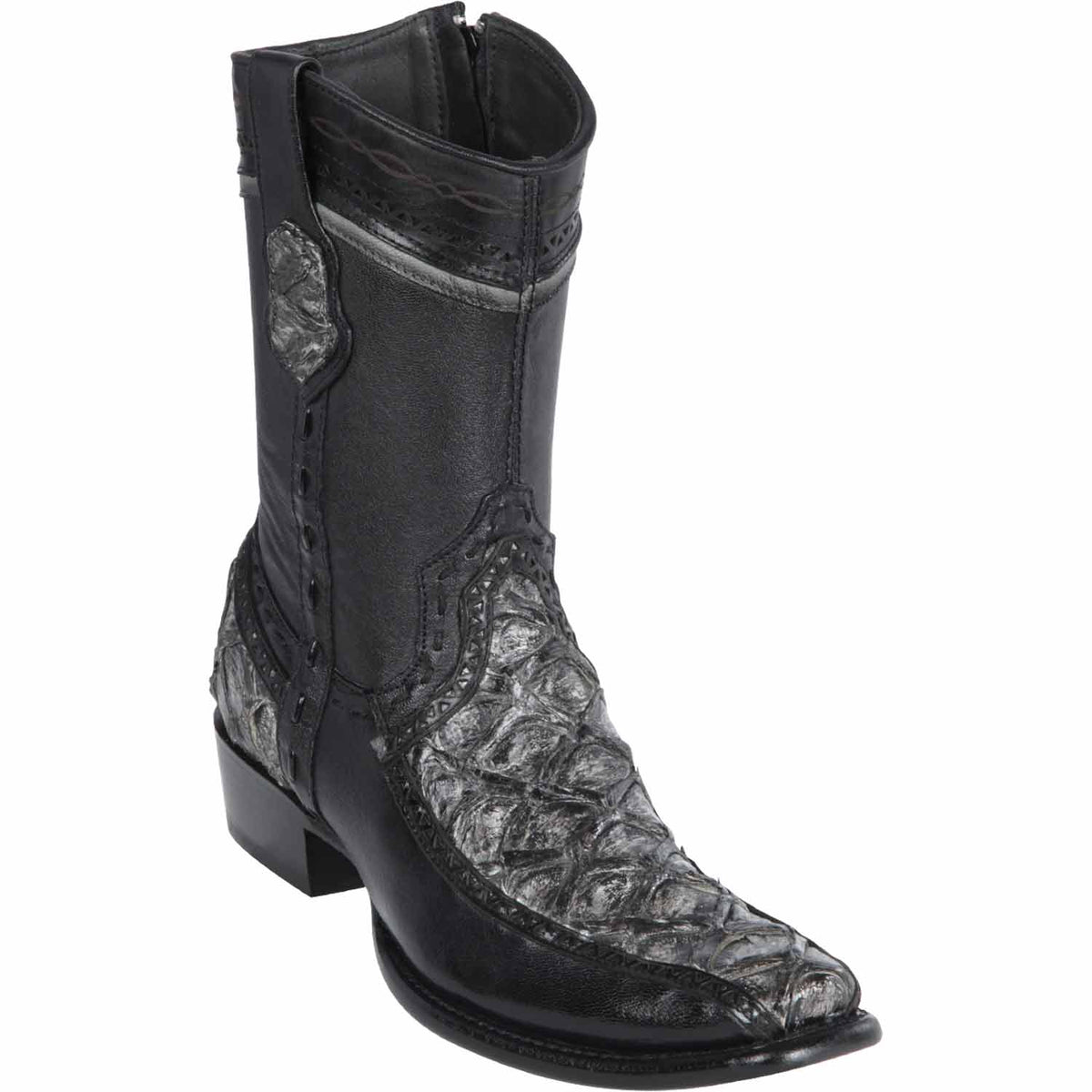 Wild West Boots Boots 6 Men&#39;s Wild West Monster Fish with Deer Dubai Toe Short Boot 279BF1089