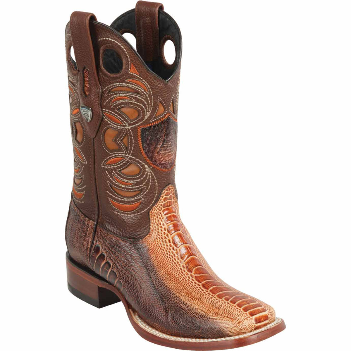 Wild West Boots Boots 6 Men&#39;s Wild West Ostrich Leg Ranch Toe Boot 28240588