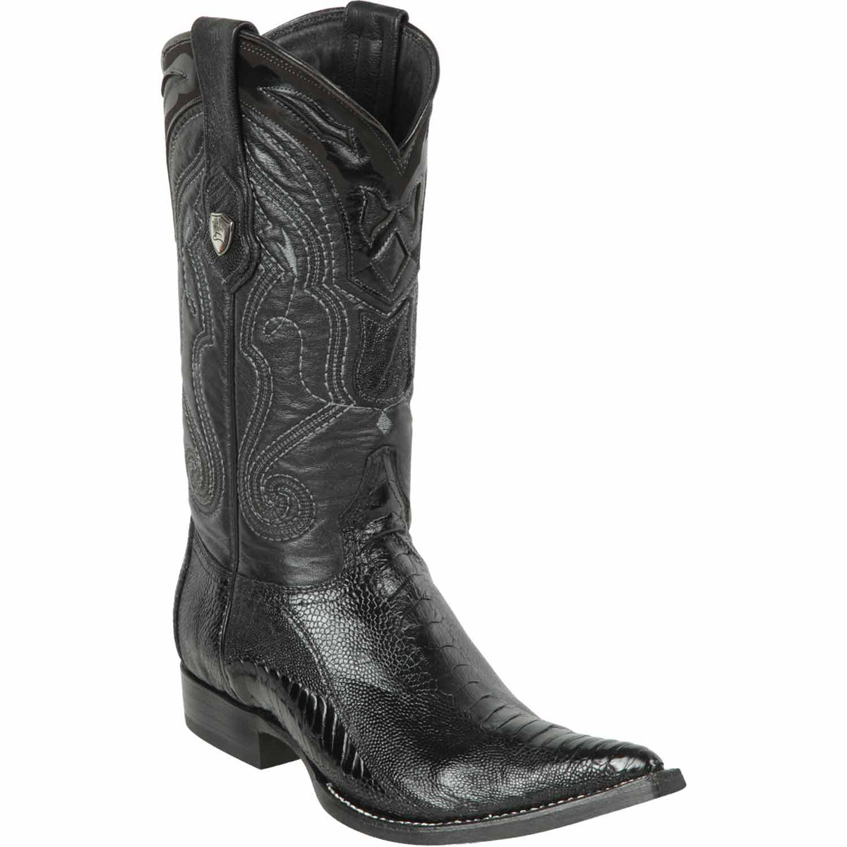 Wild West Boots Boots 6 Men&#39;s Wild West Ostrich Leg Skin 3X Toe Boot 2950505