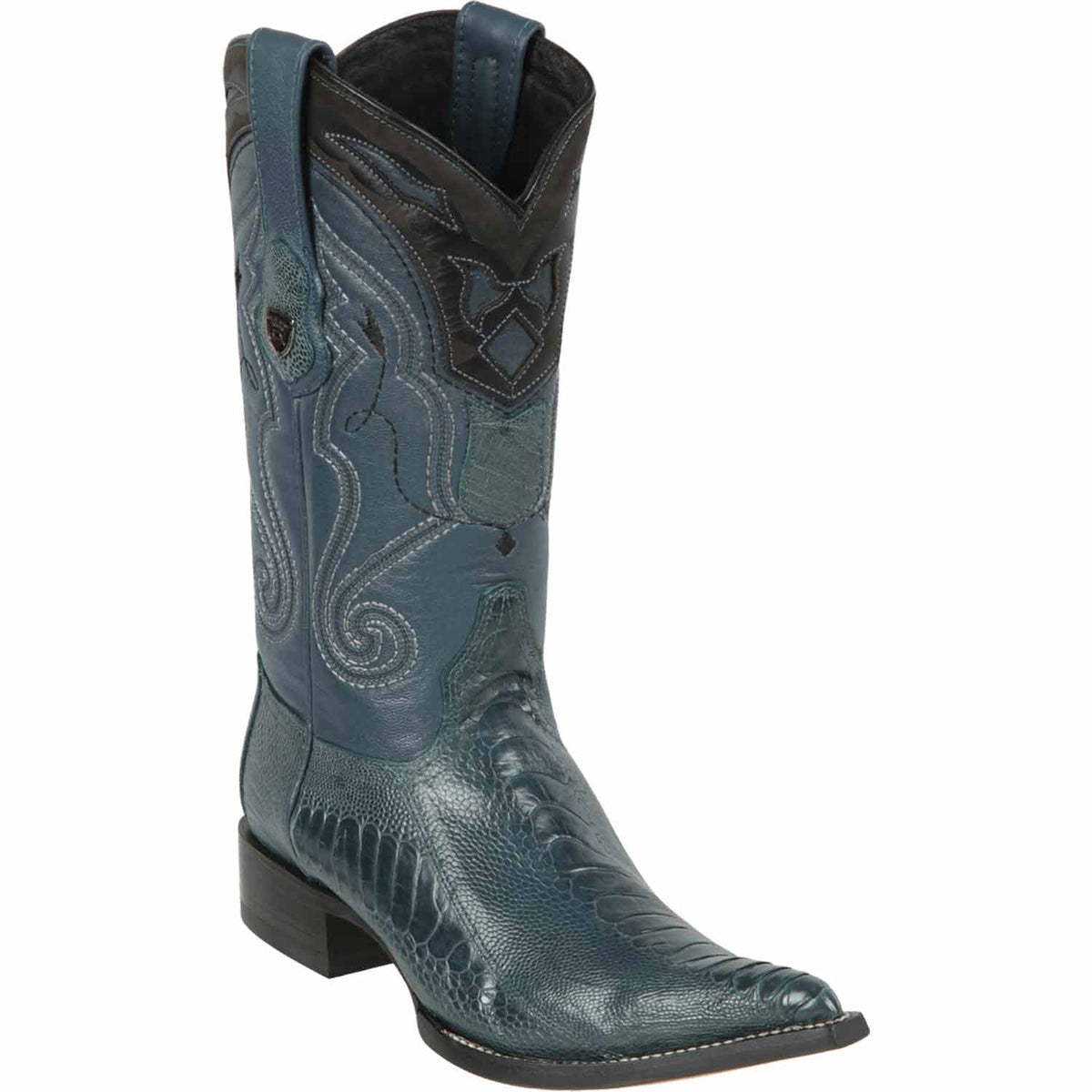 Wild West Boots Boots 6 Men&#39;s Wild West Ostrich Leg Skin 3X Toe Boot 2950514