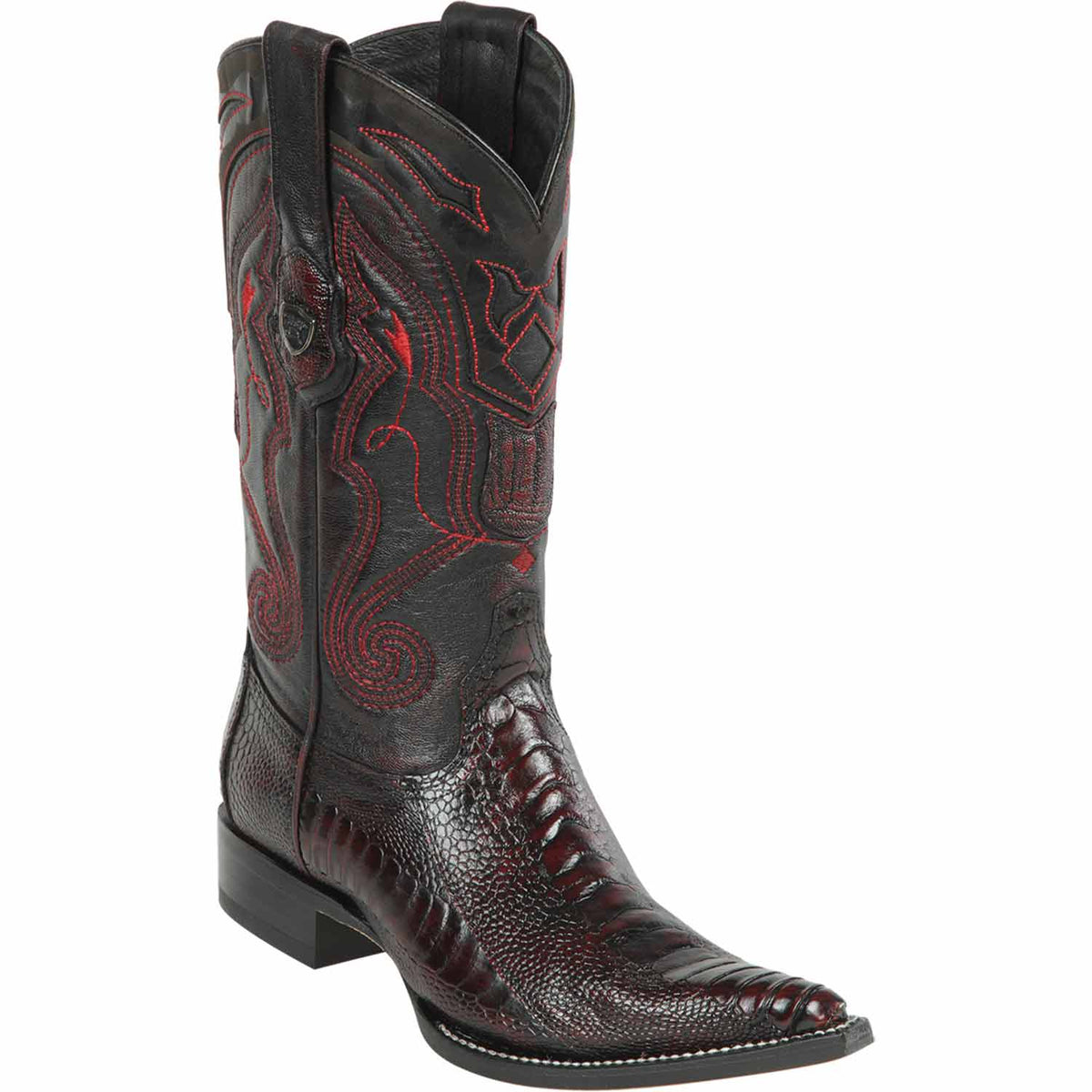 Wild West Boots Boots 6 Men&#39;s Wild West Ostrich Leg Skin 3X Toe Boot 2950518