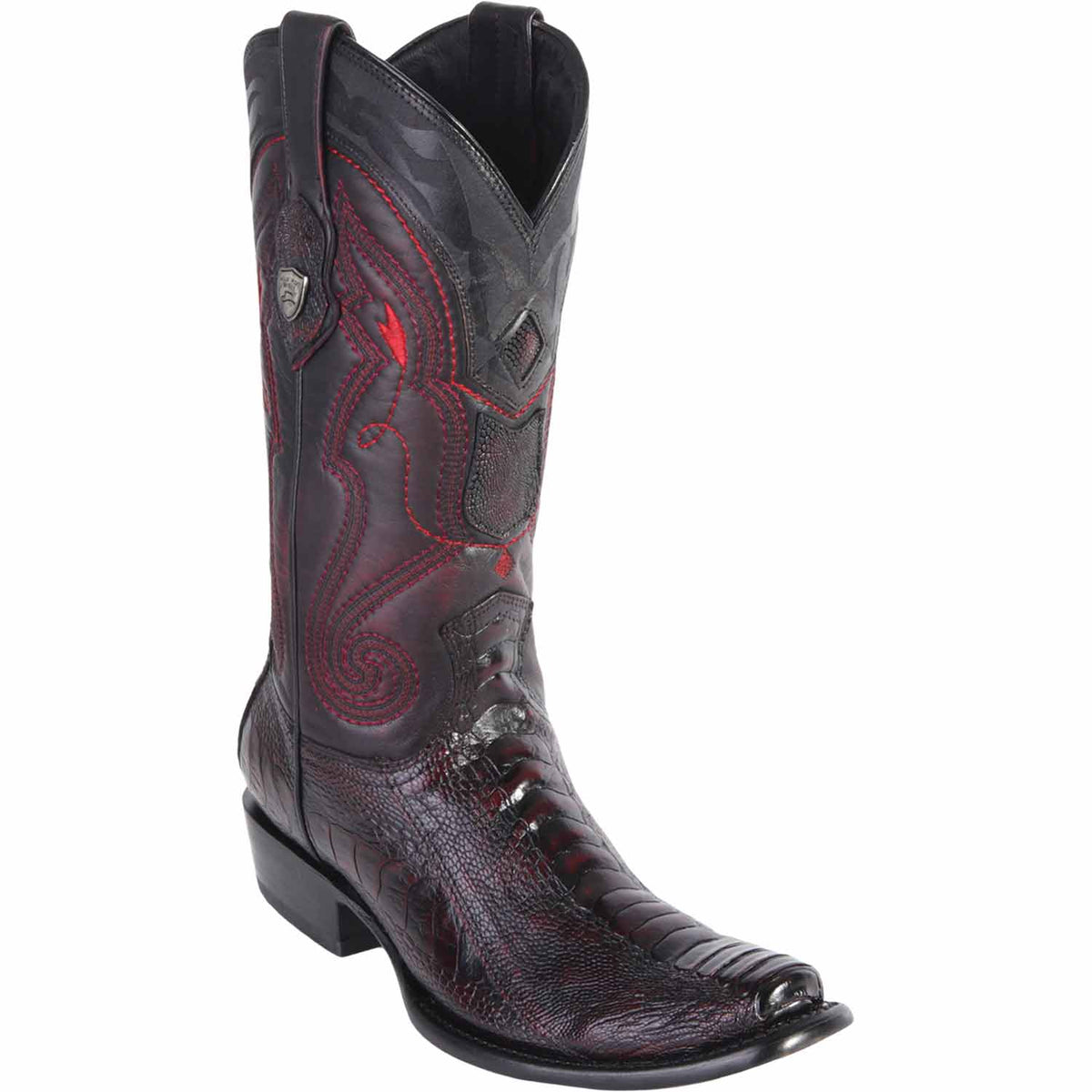 Wild West Boots Boots 6 Men&#39;s Wild West Ostrich Leg Skin Dubai Toe Boot 2790518