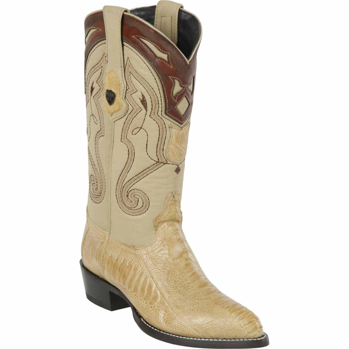 Wild West Boots Boots 6 Men&#39;s Wild West Ostrich Leg Skin J Toe Boot 2990511