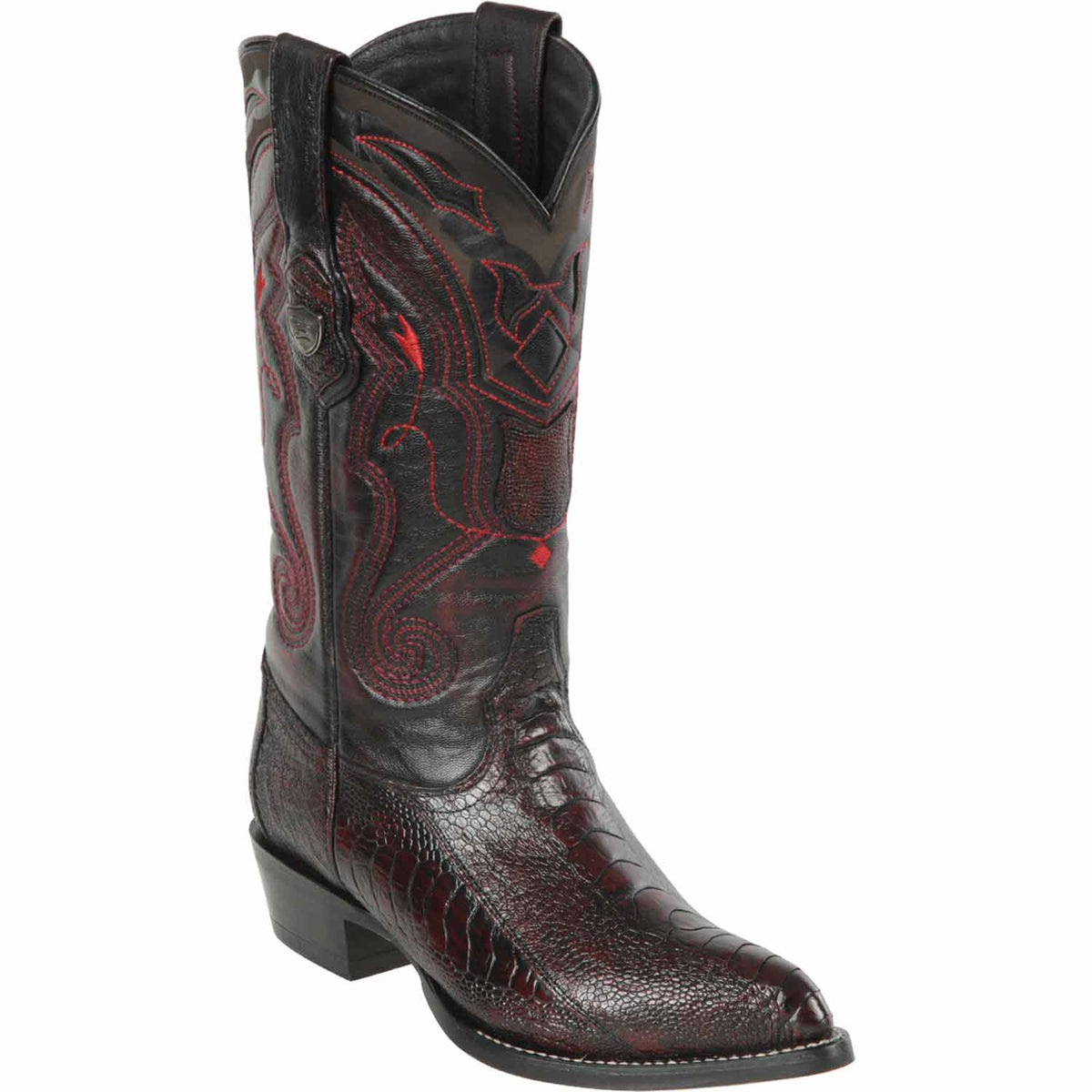 Wild West Boots Boots 6 Men&#39;s Wild West Ostrich Leg Skin J Toe Boot 2990518