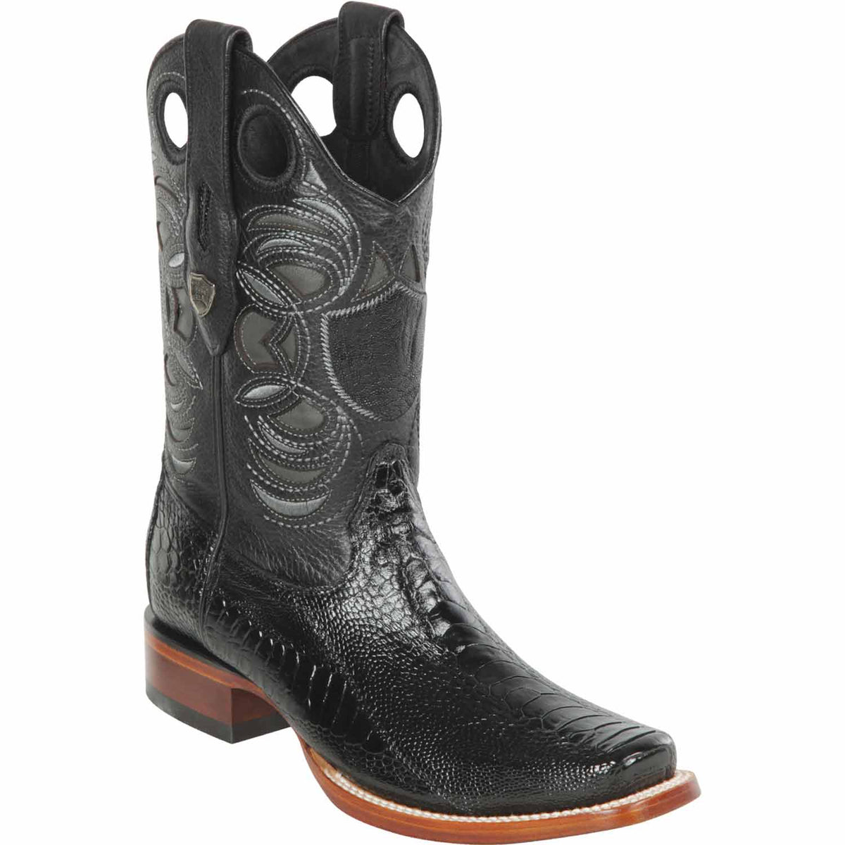 Wild West Boots Boots 6 Men&#39;s Wild West Ostrich Leg Skin Rodeo Toe Boot 28180505