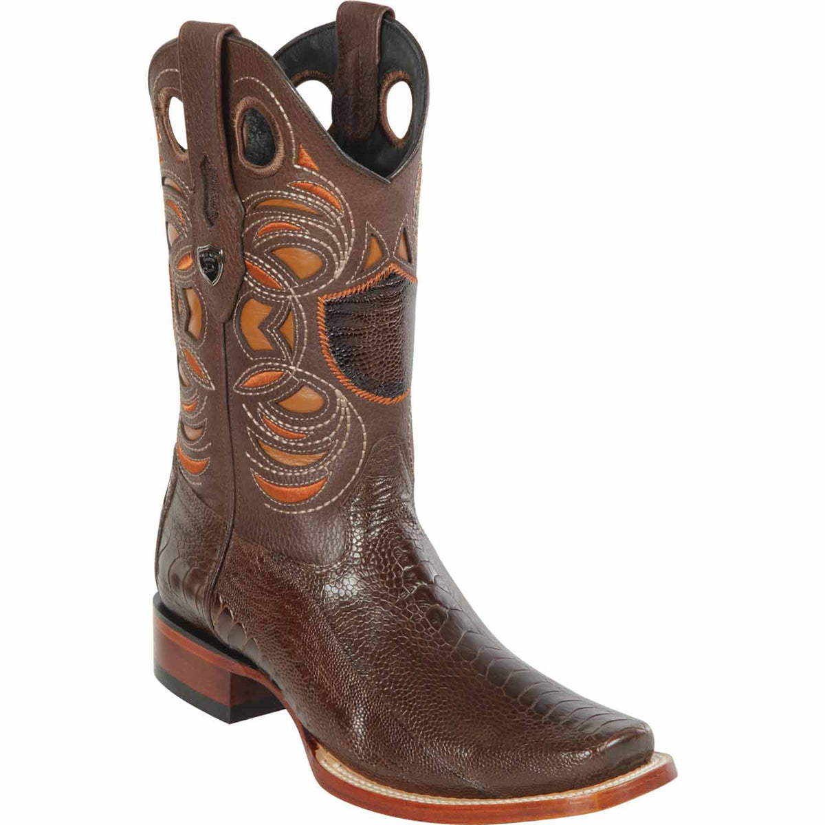 Wild West Boots Boots 6 Men&#39;s Wild West Ostrich Leg Skin Rodeo Toe Boot 28180507