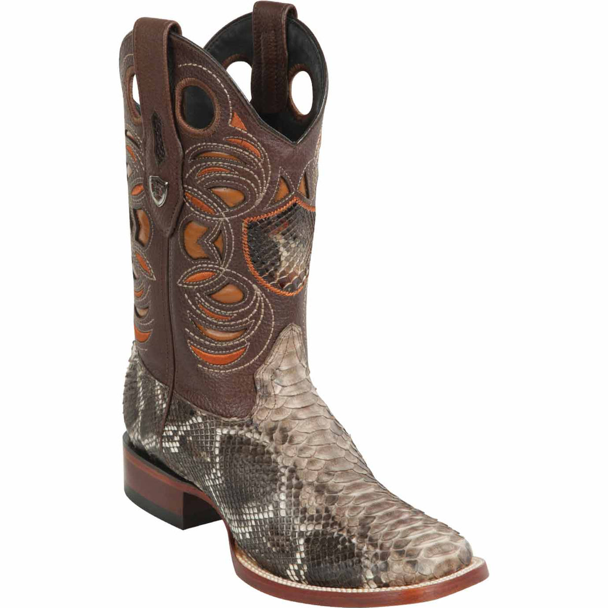 Wild West Boots Boots 6 Men&#39;s Wild West Python Ranch Toe Boot 28245785