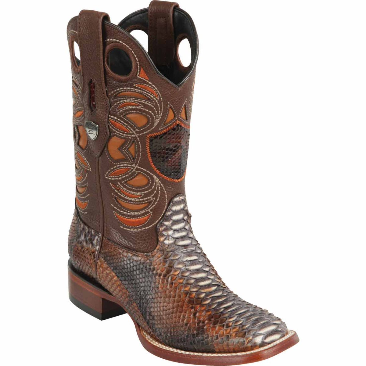 Wild West Boots Boots 6 Men&#39;s Wild West Python Ranch Toe Boot 28245788