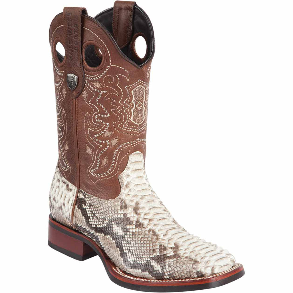 Wild West Boots Boots 6 Men&#39;s Wild West Python Ranch Toe Boot 28255749