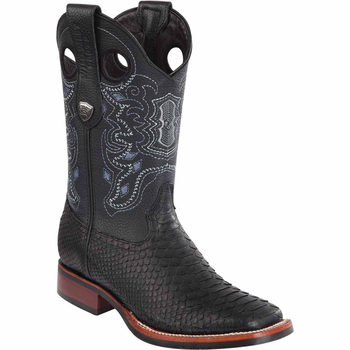 Wild West Boots Boots 6 Men&#39;s Wild West Python Ranch Toe Boot 2825G5705