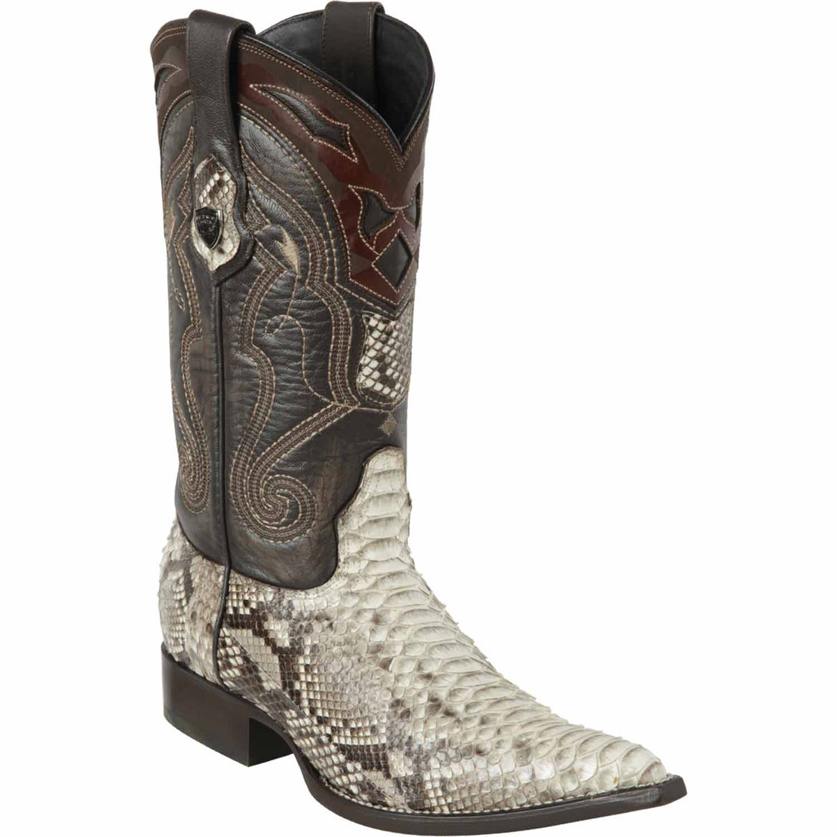 Wild West Boots Boots 6 Men&#39;s Wild West Python Skin 3X Toe Boot 2955749