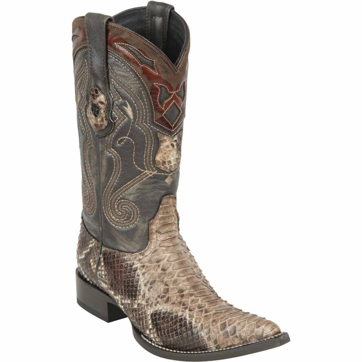 Wild West Boots Boots 6 Men&#39;s Wild West Python Skin 3X Toe Boot 2955785