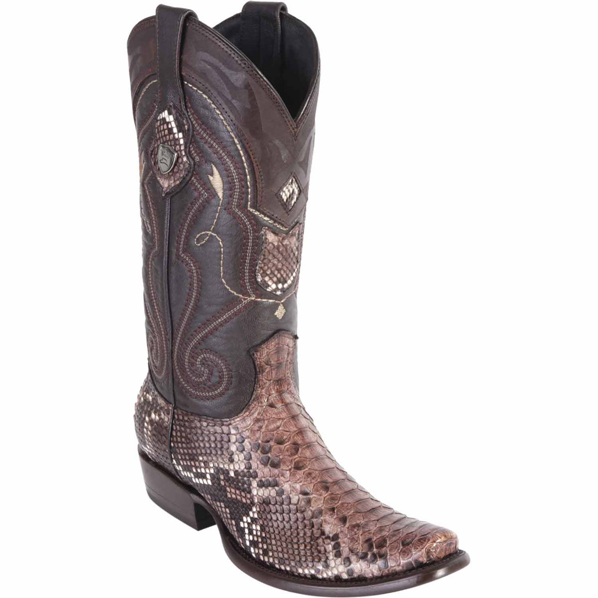 Wild West Boots Boots 6 Men&#39;s Wild West Python Skin Dubai Toe Boot 2795785