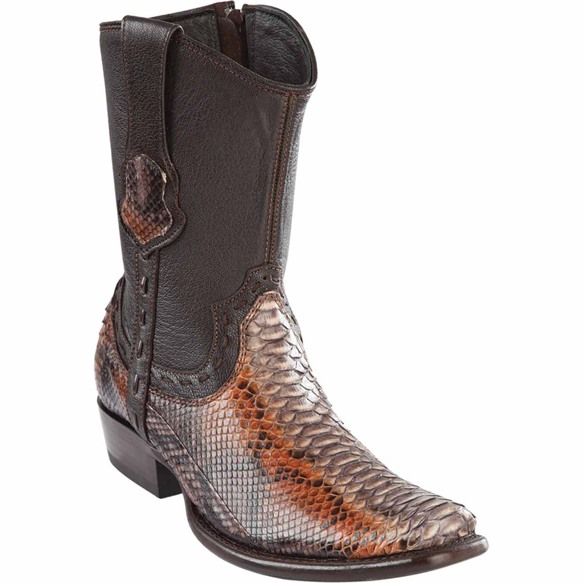 Wild West Boots Boots 6 Men&#39;s Wild West Python Skin Dubai Toe Short Boot 279B5788