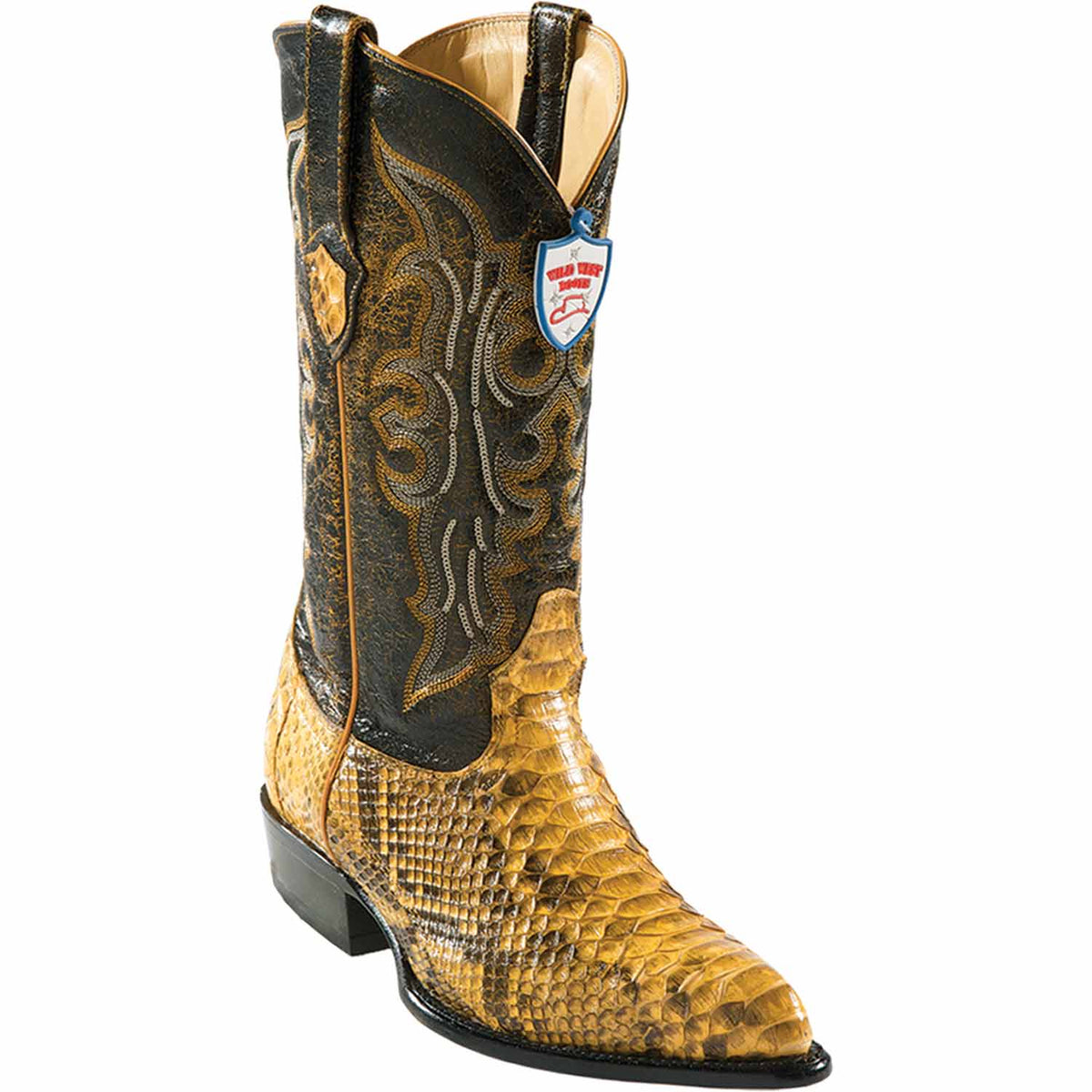 Wild West Boots Boots 6 Men&#39;s Wild West Python Skin J Toe Boot 2995702