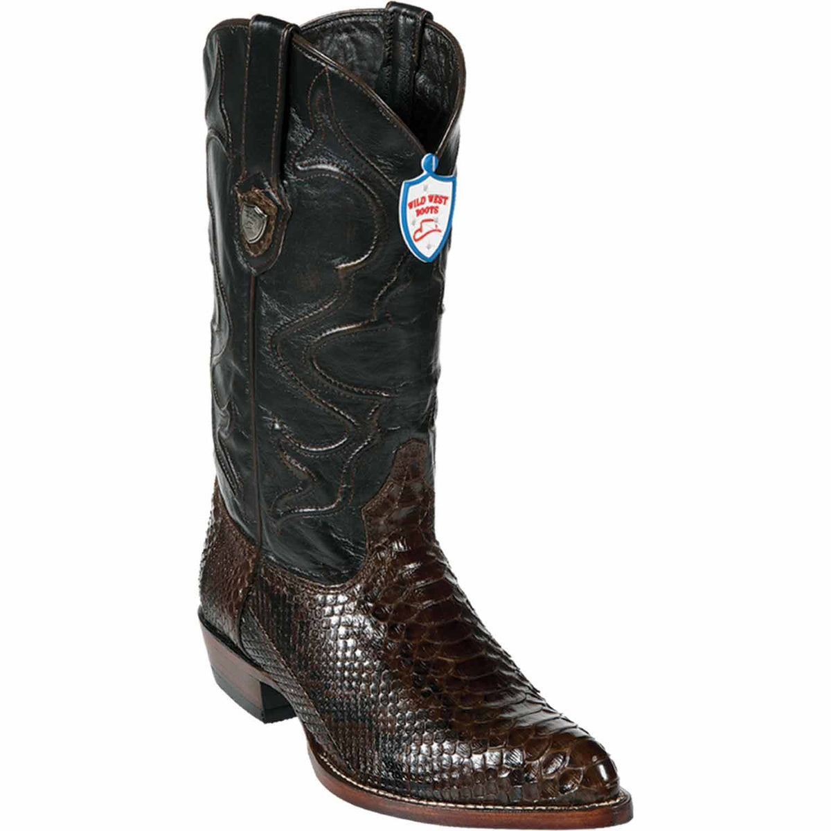 Wild West Boots Boots 6 Men&#39;s Wild West Python Skin J Toe Boot 2995707