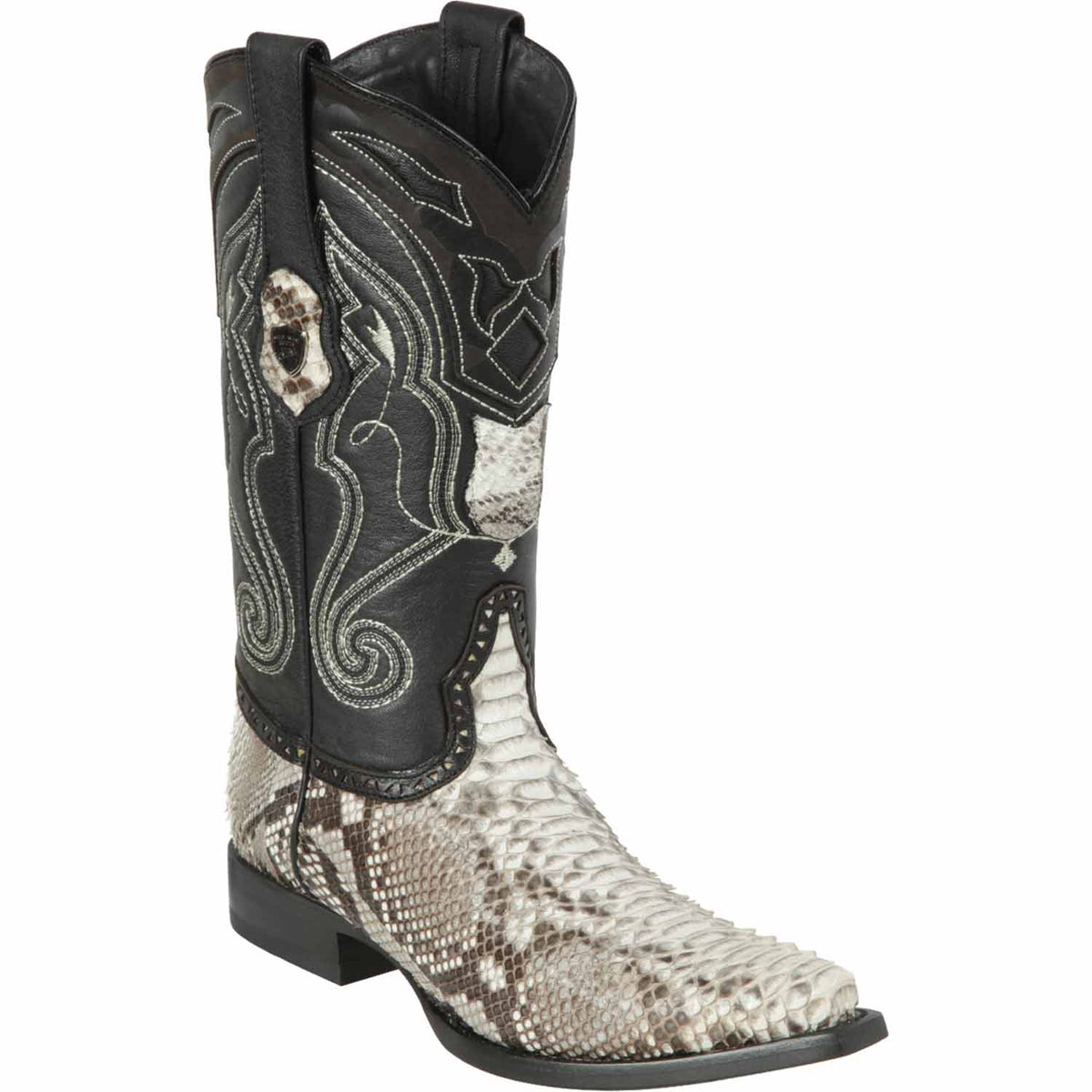 Wild West Boots Boots 6 Men&#39;s Wild West Python Skin Snip Toe Boot 2945749