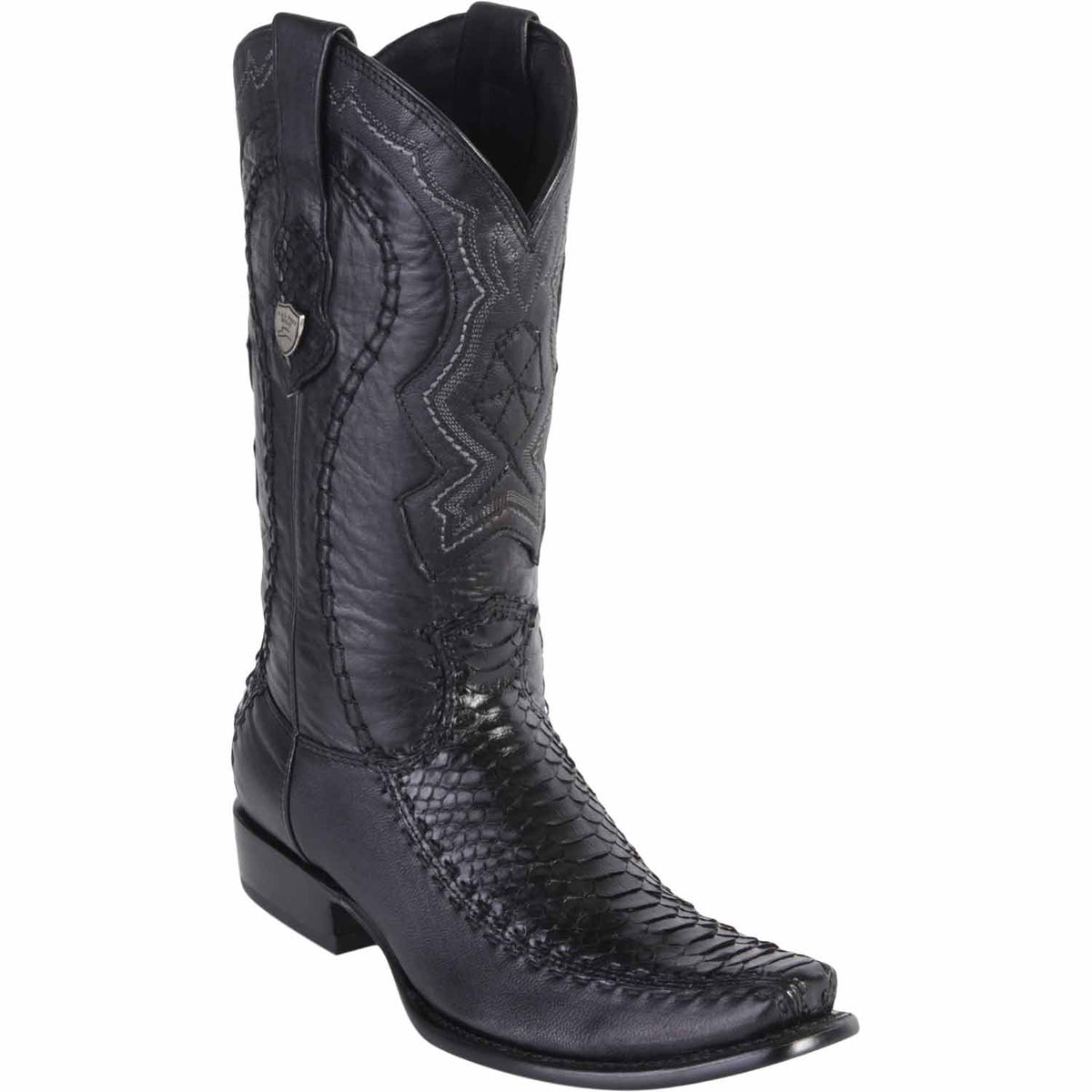 Wild West Boots Boots 6 Men&#39;s Wild West Python with Deer Dubai Toe Boot 279F5705