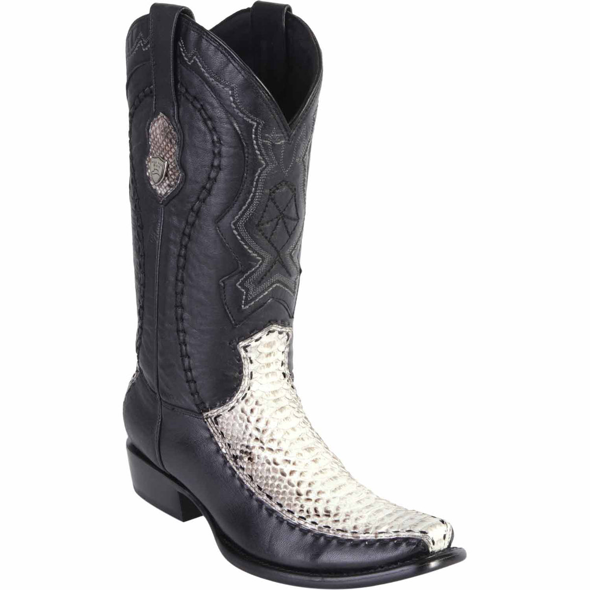 Wild West Boots Boots 6 Men&#39;s Wild West Python with Deer Dubai Toe Boot 279F5749