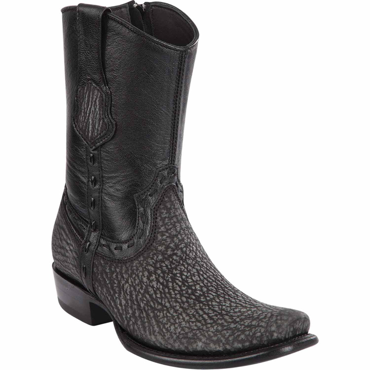 Wild West Boots Boots 6 Men&#39;s Wild West Shark Skin Dubai Toe Short Boot 279B0905