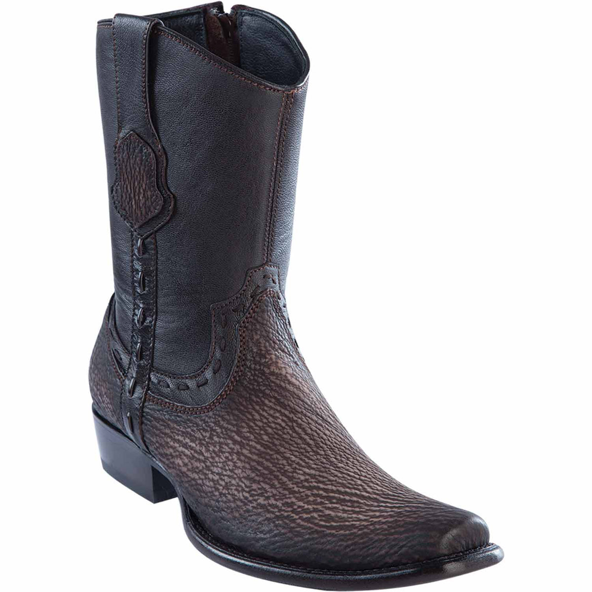 Wild West Boots Boots 6 Men&#39;s Wild West Shark Skin Dubai Toe Short Boot 279B0916