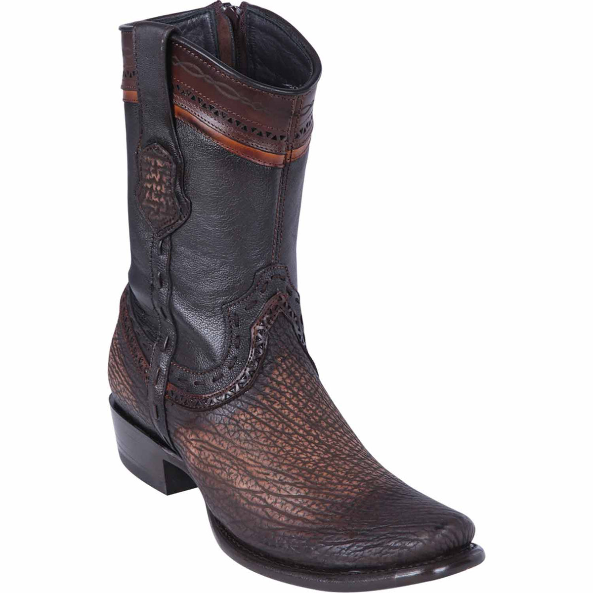 Wild West Boots Boots 6 Men&#39;s Wild West Shark Skin Dubai Toe Short Boot 279B0957