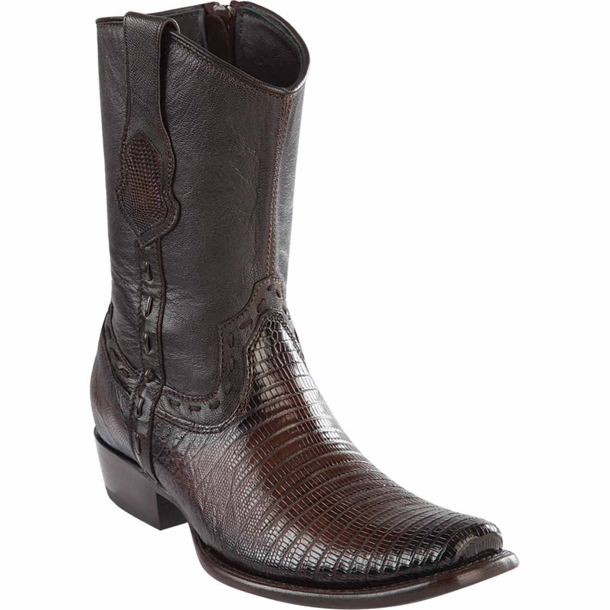 Wild West Boots Boots 6 Men&#39;s Wild West Teju Lizard Skin Dubai Toe Short Boot 279B0716