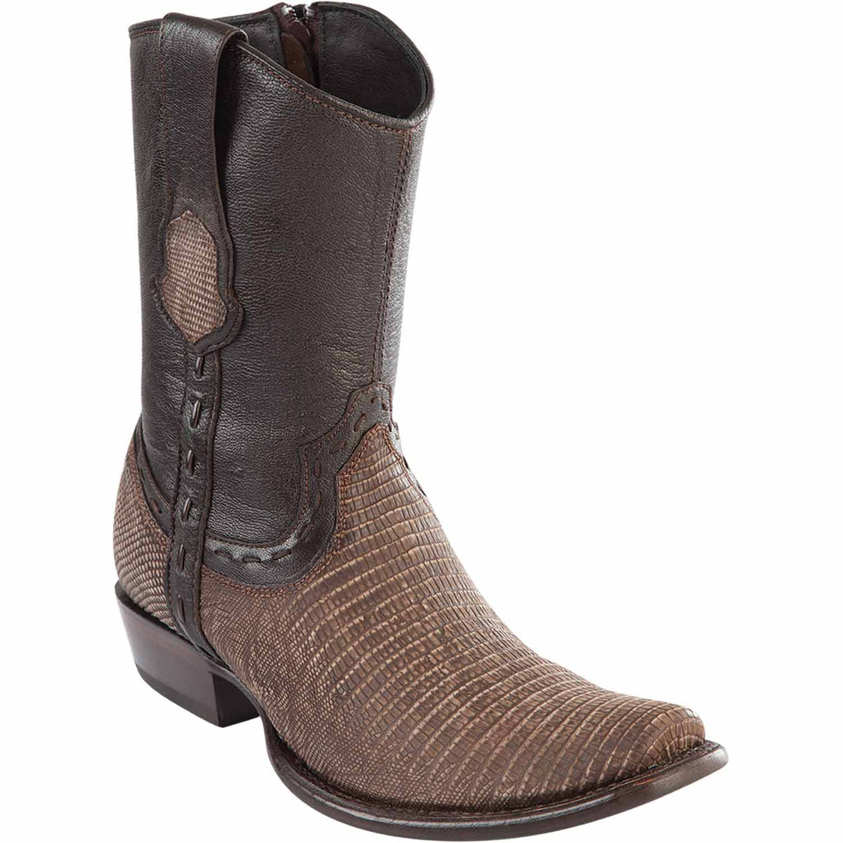 Wild West Boots Boots 6 Men&#39;s Wild West Teju Lizard Skin Dubai Toe Short Boot 279B0735