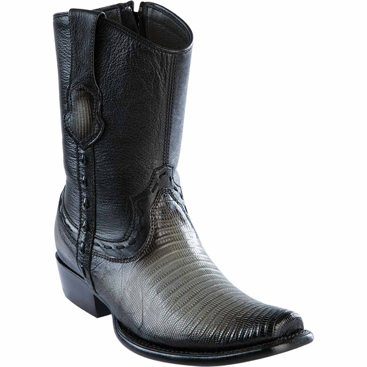 Wild West Boots Boots 6 Men&#39;s Wild West Teju Lizard Skin Dubai Toe Short Boot 279B0738