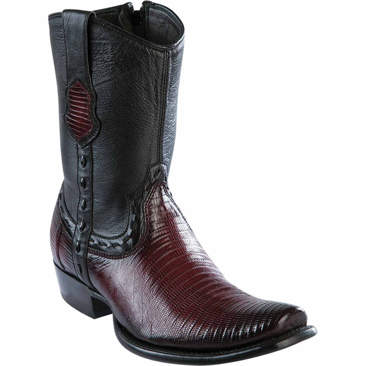 Wild West Boots Boots 6 Men&#39;s Wild West Teju Lizard Skin Dubai Toe Short Boot 279B0743