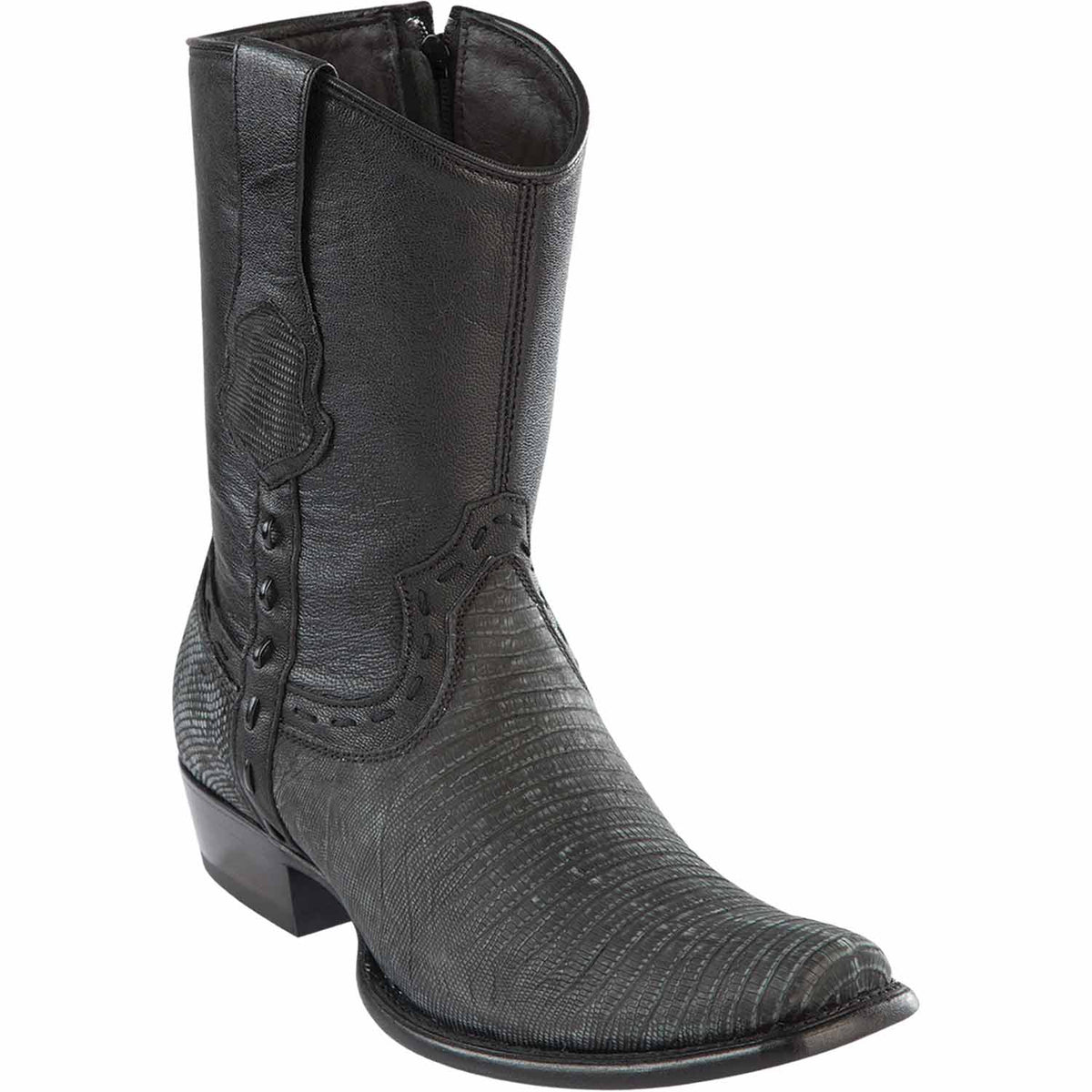 Wild West Boots Boots 6 Men&#39;s Wild West Teju Lizard Skin Dubai Toe Short Boot 279B0774